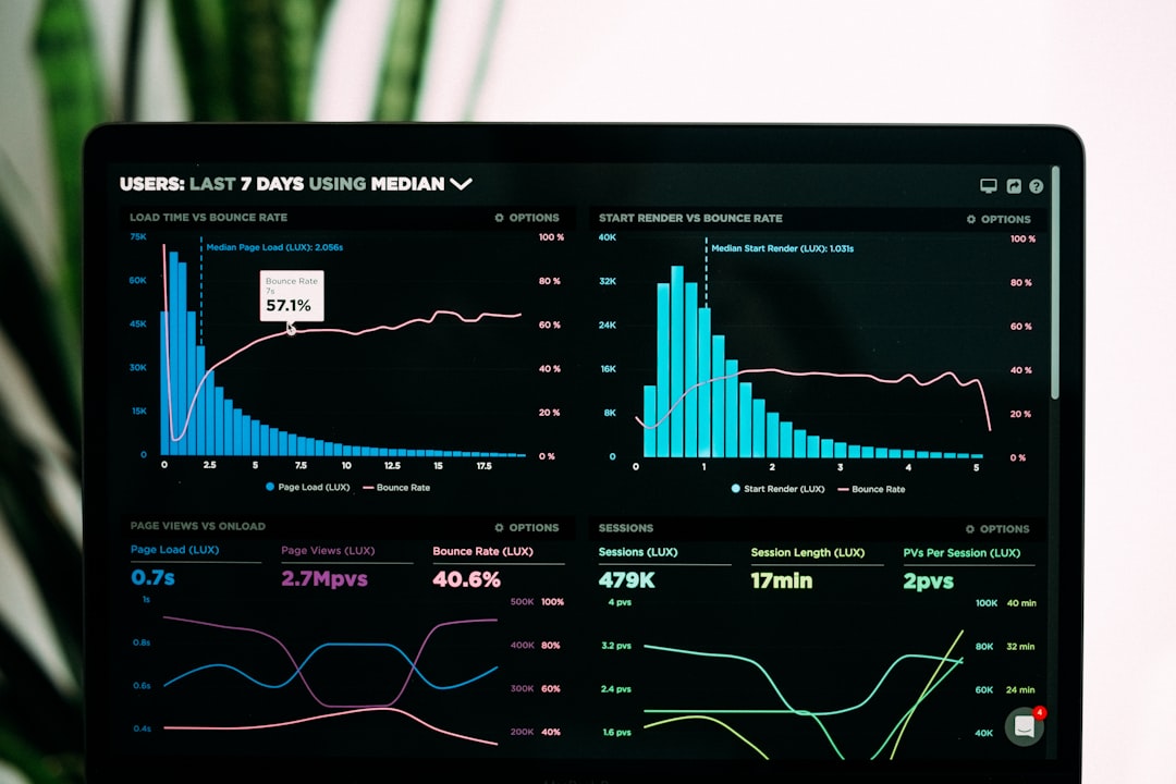 Schermo con software di monitoraggio consumi